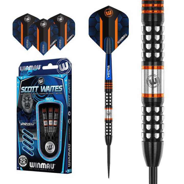 Scott Waites 90% Tungsten Steel Tip Darts by  Winmau