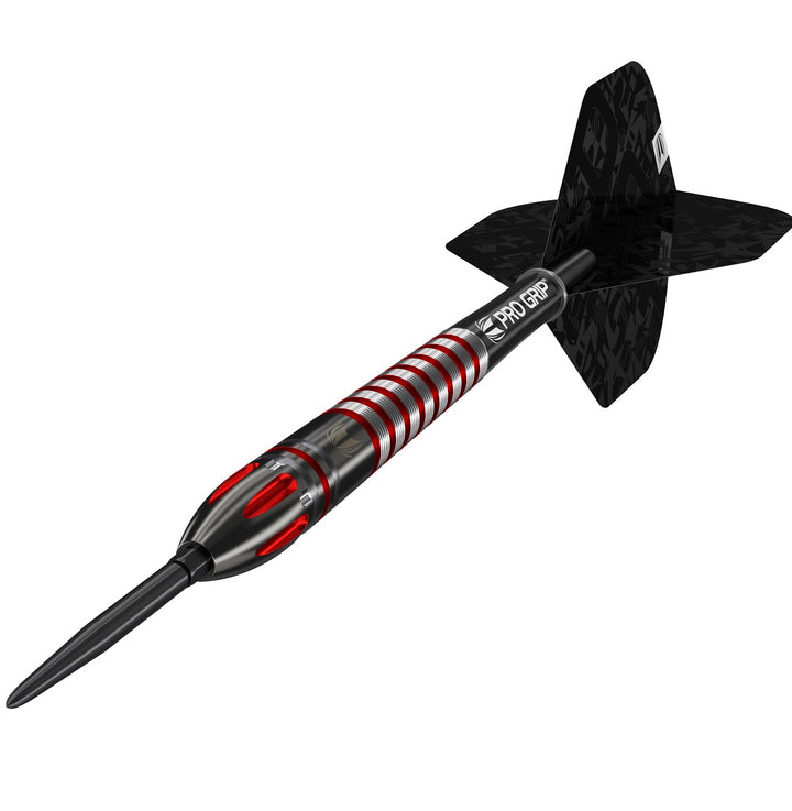 Nathan Aspinall 90% Tungsten Black Swiss Point Steel Tip Darts by Target