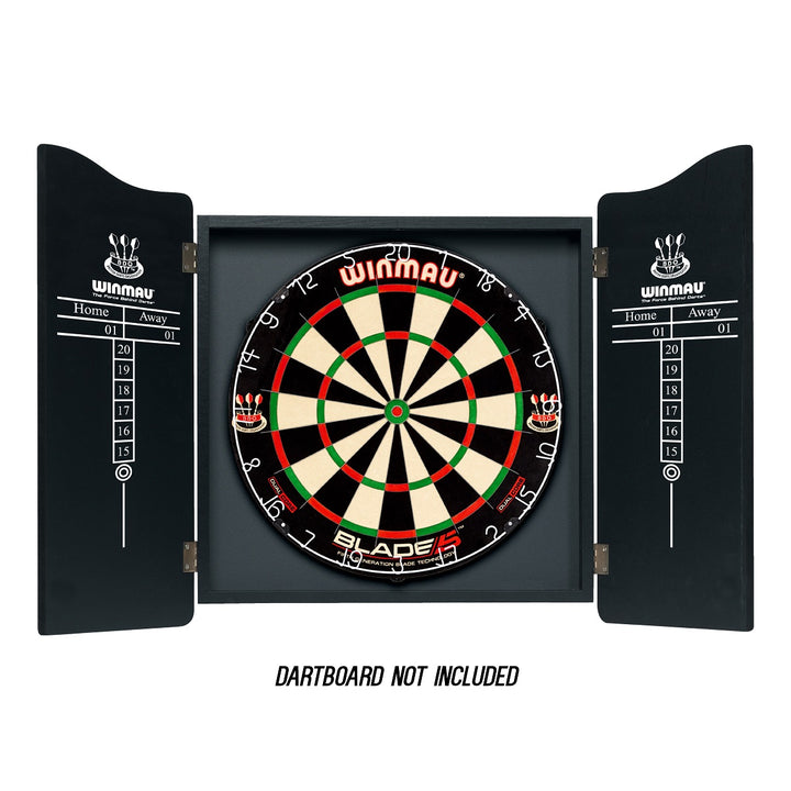 Winmau Pro-Line Dartboard Cabinet - Black Finish