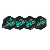 Ultrafly.100 YEET Aqua Standard Dart Flights by Unicorn