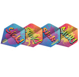 Ultrafly.100 Sick Graffiti Standard Dart Flights by Unicorn