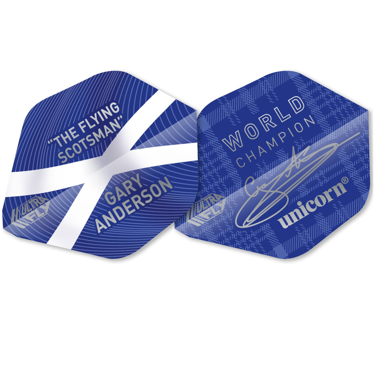 Ultrafly 75 Micron AR1 Shape Blue Gary Anderson by Unicorn