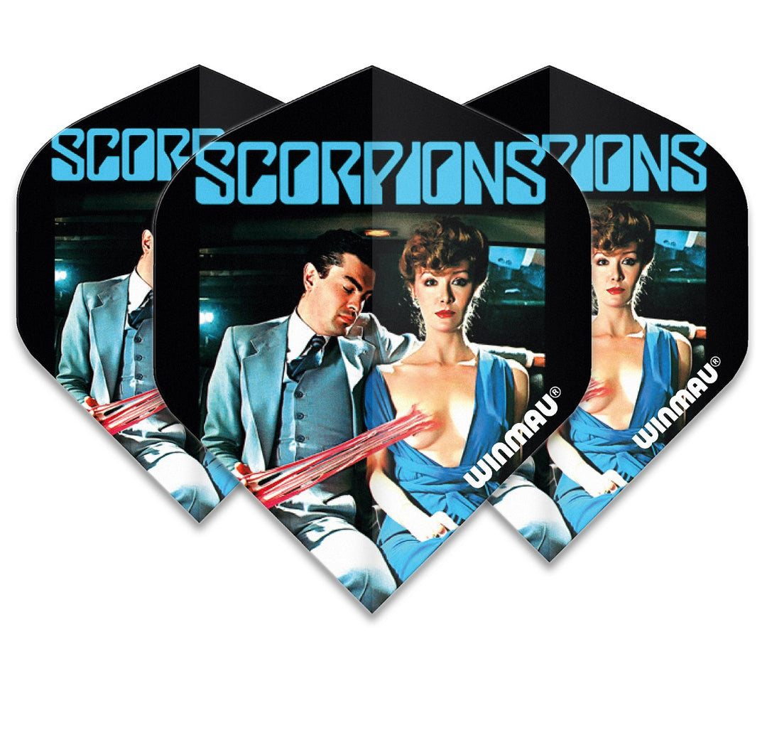 Winmau Rock Legends Dart Flights - Scorpions Love Drive
