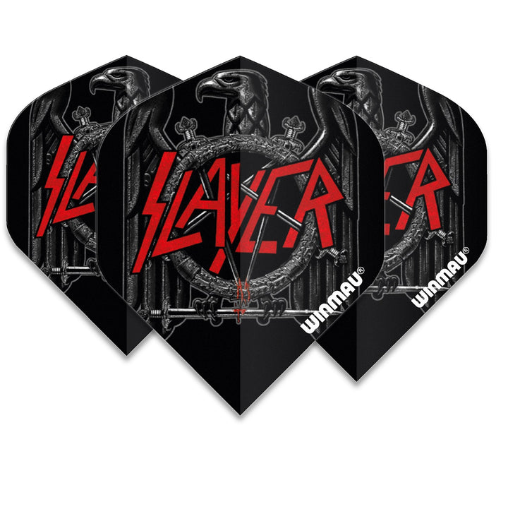 Winmau Rock Legends Dart Flights - Slayer Black Eagle