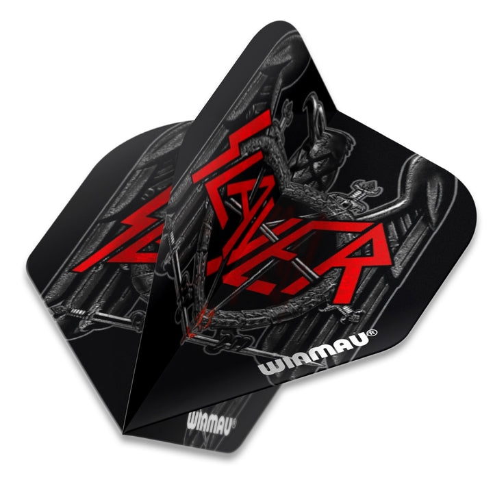 Winmau Rock Legends Dart Flights - Slayer Black Eagle