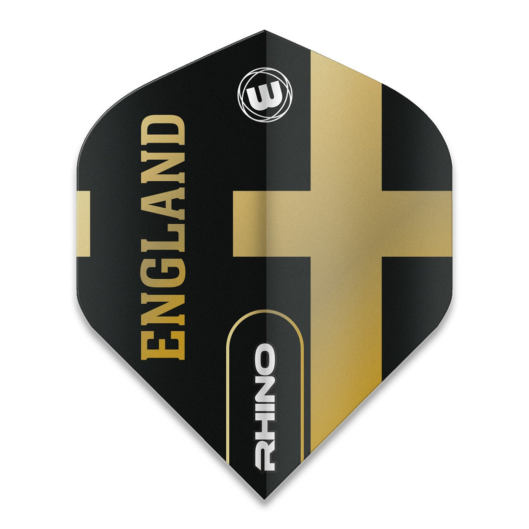 Winmau Rhino Extra Thick Standard England Dart Flights 100 Micron 6905-200