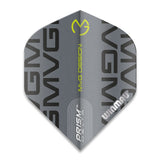 Winmau Prism Alpha Michael van Gerwen MvG Extra Thick Grey Dart Flights