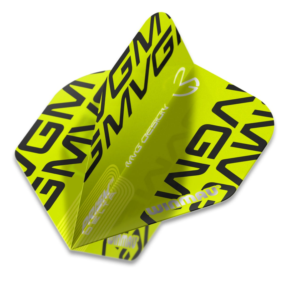 Winmau Prism Alpha Michael van Gerwen MvG Extra Thick Green Black Dart Flights