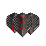 Winmau Prism Zeta Standard Black Red Dart Flights