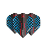 Winmau Prism Zeta Standard Red Aqua Dart Flights