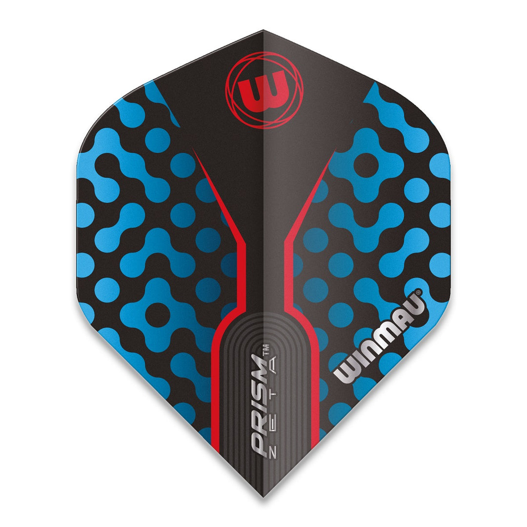 Winmau Prism Zeta Standard Red Aqua Dart Flights