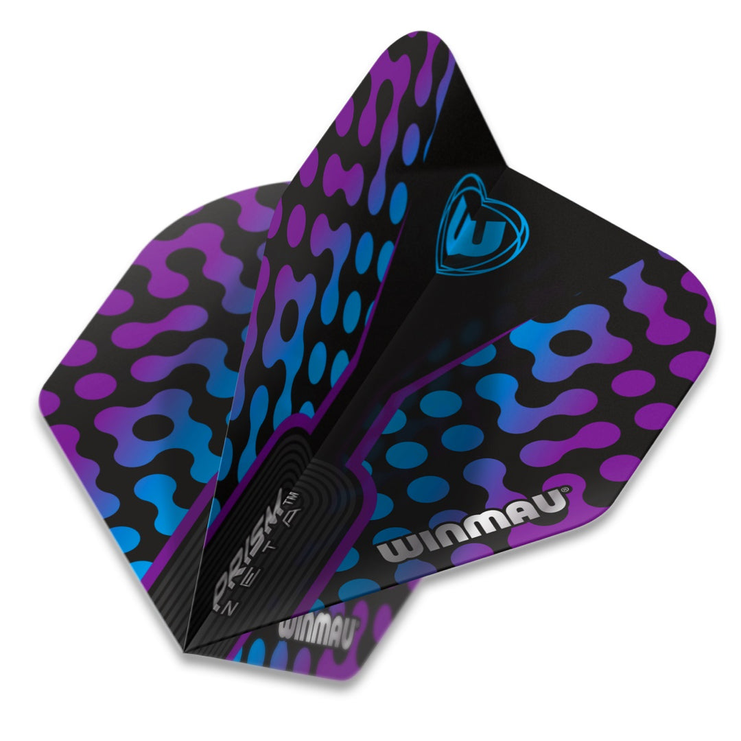 Winmau Prism Zeta Standard Blue Purple Dart Flights