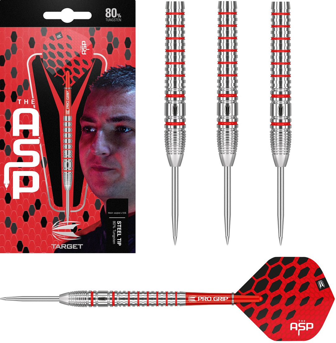 Nathan Aspinall 80% Tungsten Steel Tip Darts by Target