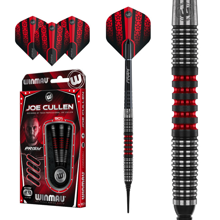 Joe Cullen 90% Tungsten Soft Tip Darts by Winmau