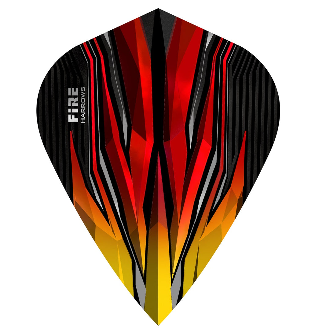 Harrows Fire Two Tone Flame Kite Dart Flights