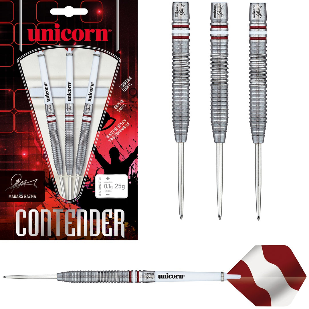 Ultrafly.100 SIick Pink Standard Dart Flights by Unicorn – Double