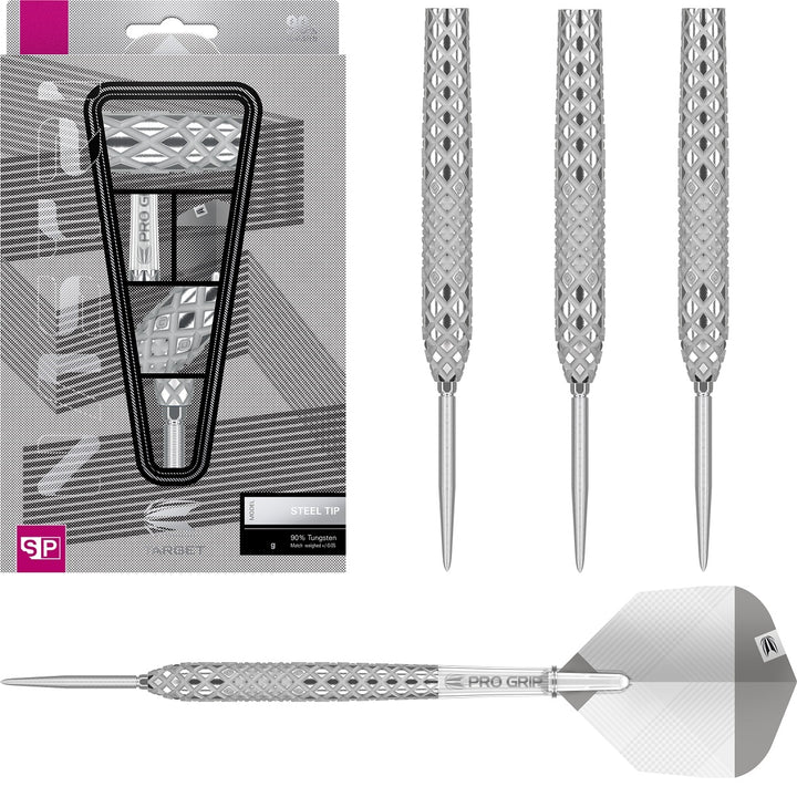 Nastri 04 Swiss Point 90% Tungsten Steel Tip Darts by Target