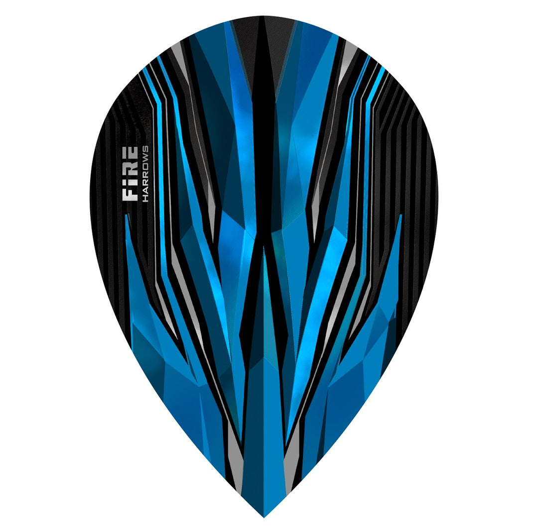 Harrows Fire Aqua Pear Dart Flights