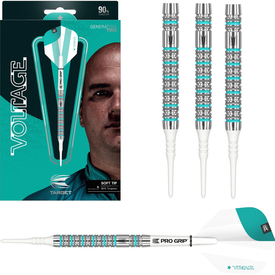 Rob Cross G2 90% Tungsten Soft Tip Darts By Target