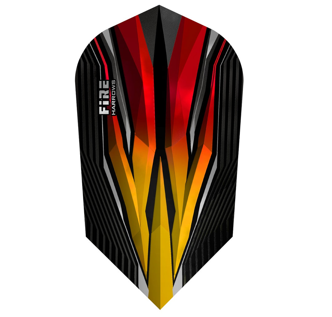 Harrows Fire Two Tone Flame Slim Dart Flights