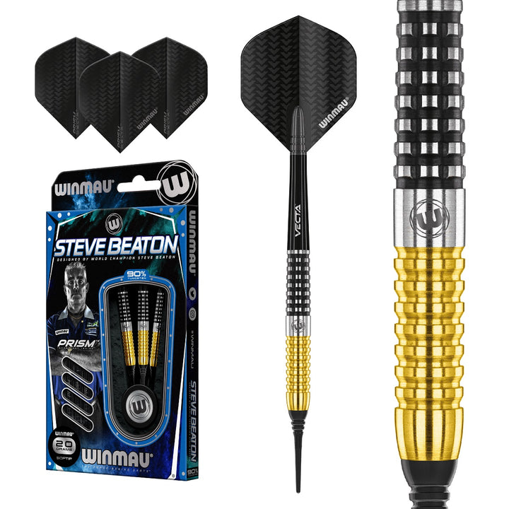 Steve Beaton Special Edition 90% Tungsten Soft Tip Darts by Winmau