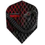 Taipan Red Standard Dart Flights By Harrows