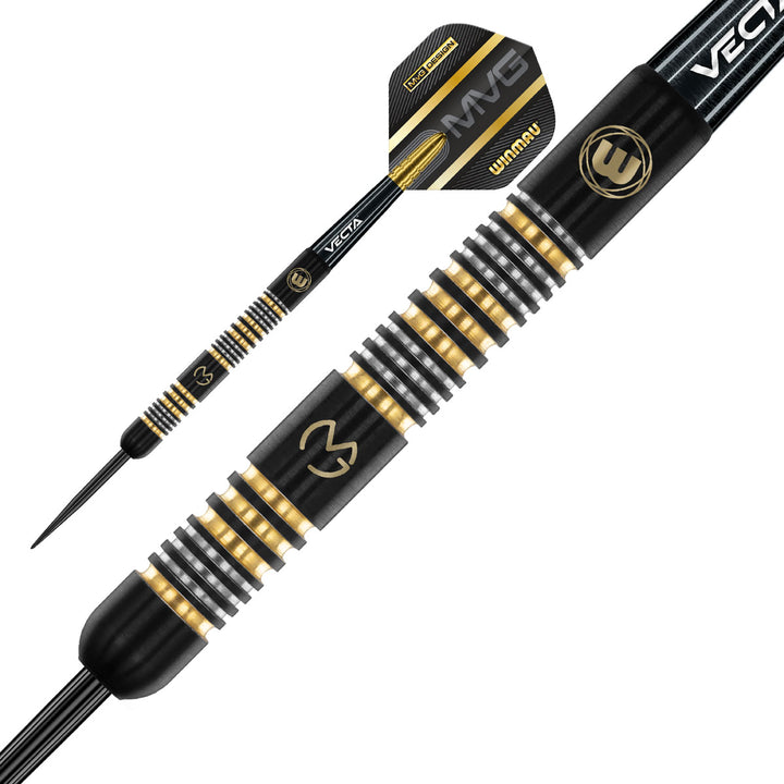 MVG Trilogy 90% Tungsten Steel Tip Darts by Winmau