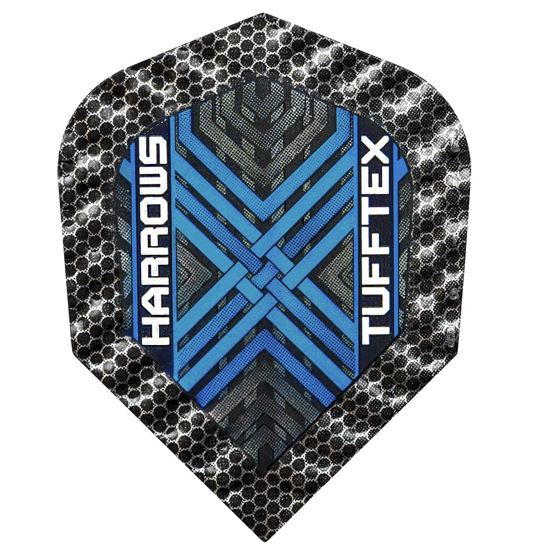 Harrows Tufftex Blue 100 Micron Dart Flights - 2204