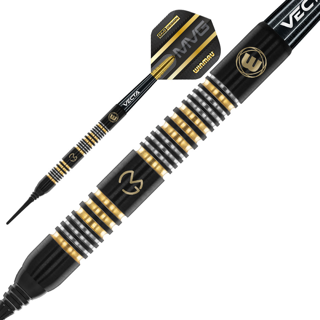 MVG Trilogy 90% Tungsten Soft Tip Darts by Winmau