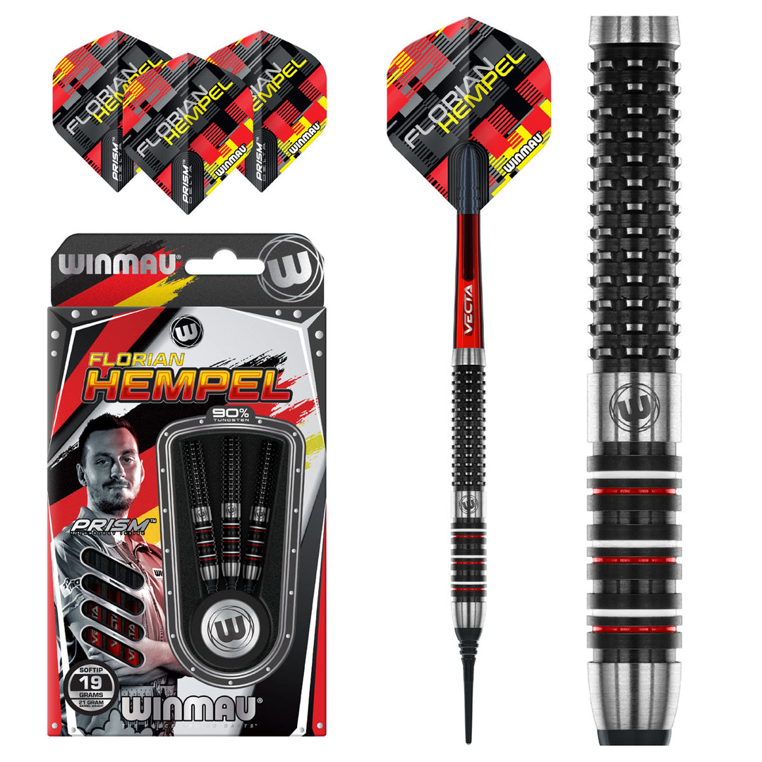 Florian Hempel 90% Tungsten Soft Tip Darts by Winmau