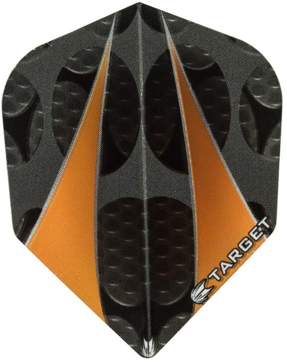 Target Pro 100 Vision Orange Twin Sail Standard Shape Dart Flights