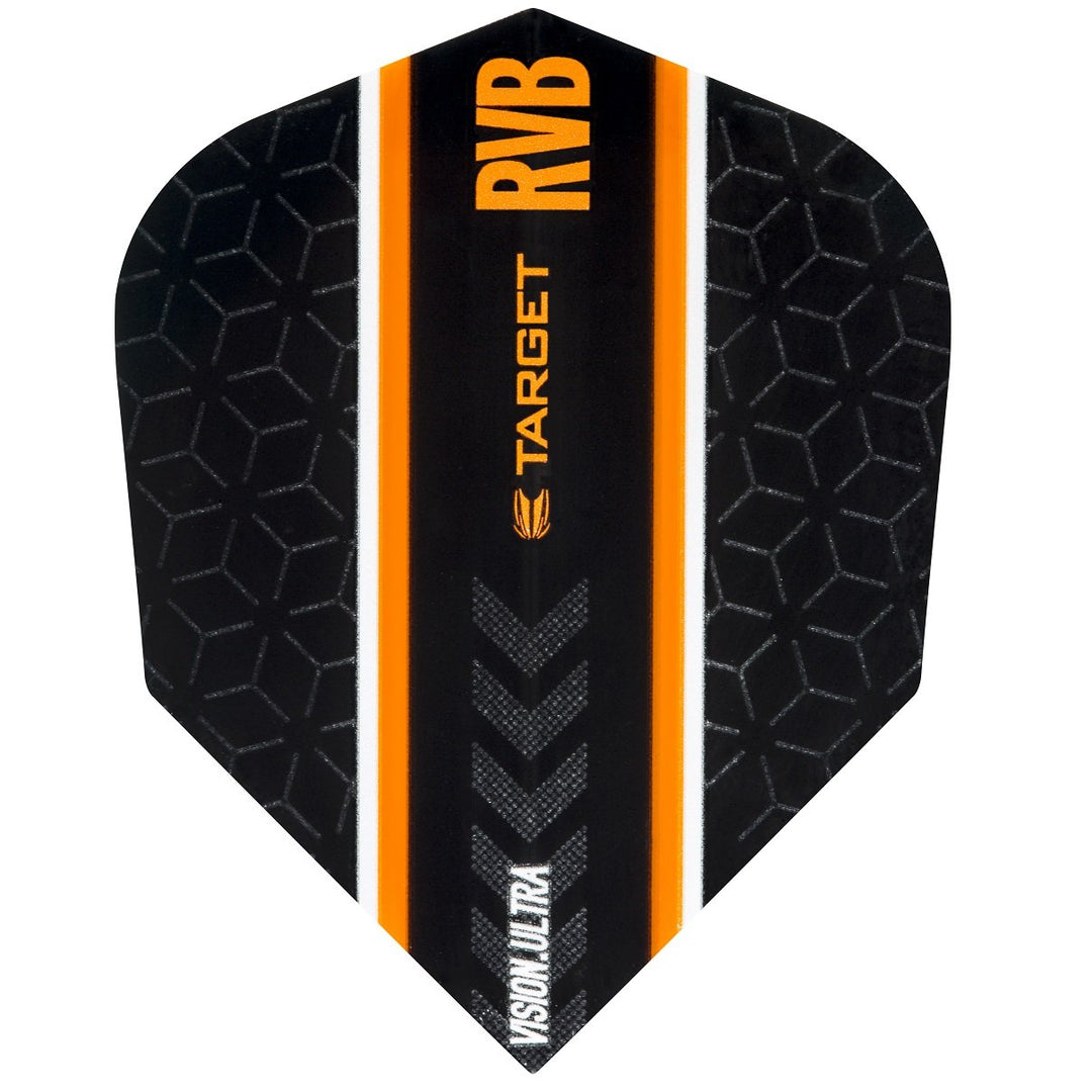 Raymond van Barneveld Ultra Vision No6 Black  Dart Flights