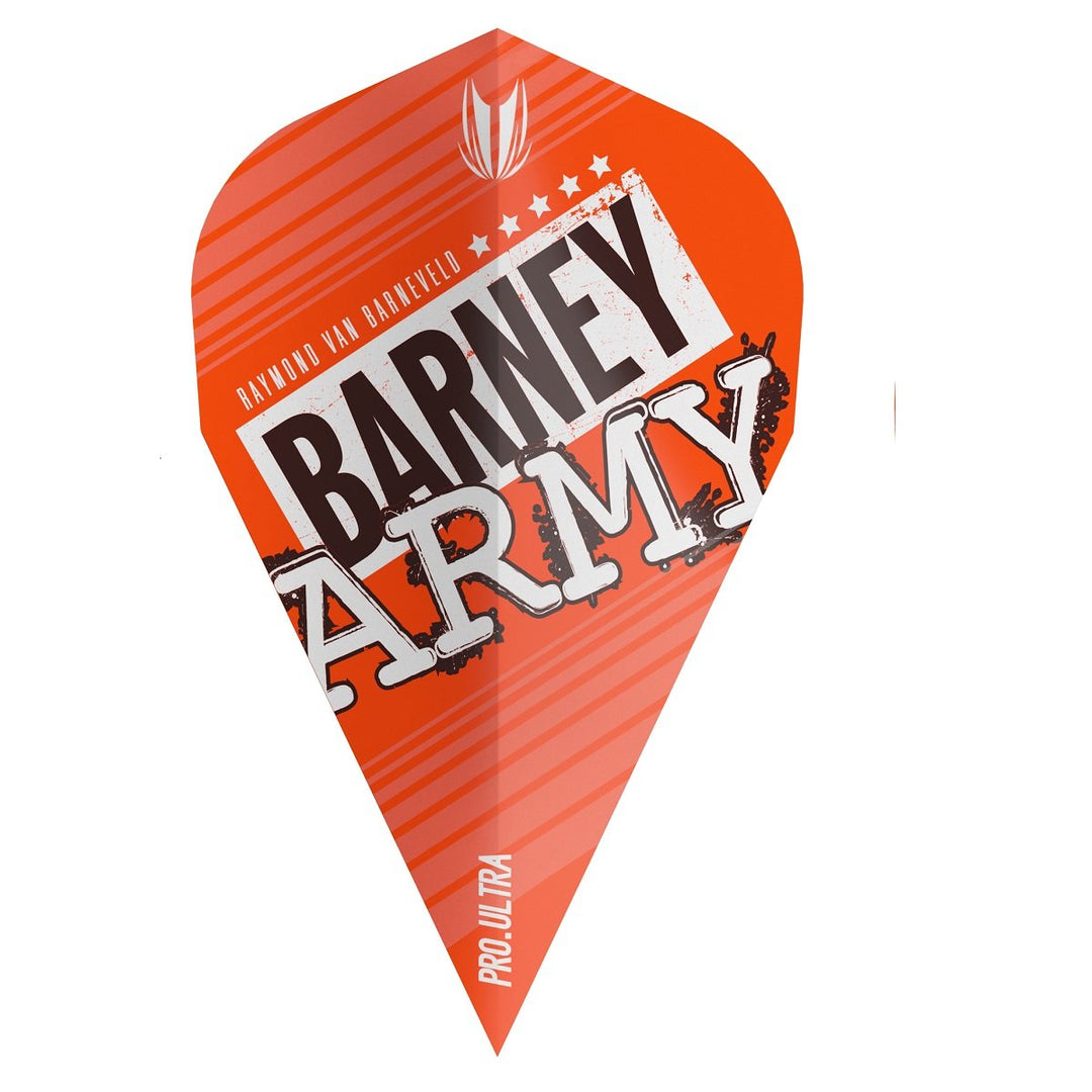 Raymond van Barneveld Barney Army Vapor Pro 100 Ultra Dart Flights - Orange