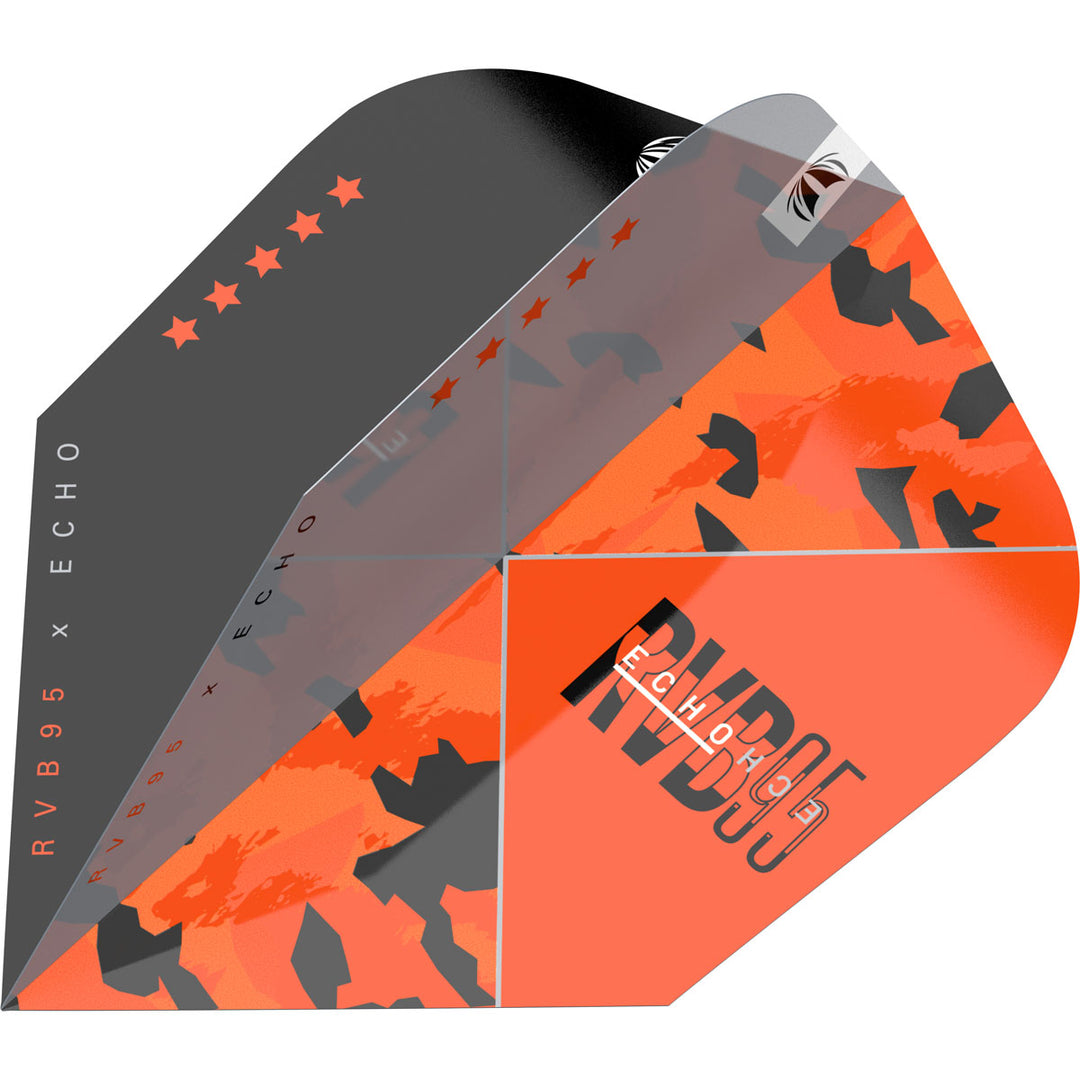 Raymond van Barneveld RVB95 Echo Pro.Ultra No6 Dart Flights by Target