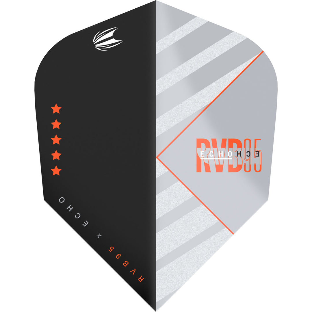 Raymond van Barneveld RVB95 Echo Pro.Ultra Ten-X Dart Flights by Target