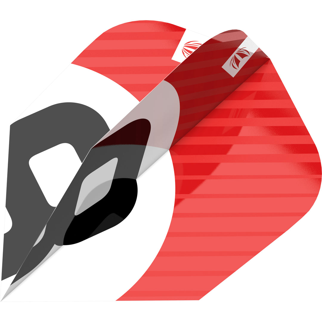 Chicane Pro.Ultra Red Ten-X Dart Flights by Target