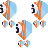 Chicane Pro.Ultra Orange No2 Dart Flights by Target