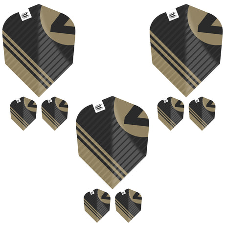 Chicane Pro.Ultra Black No6 Dart Flights by Target