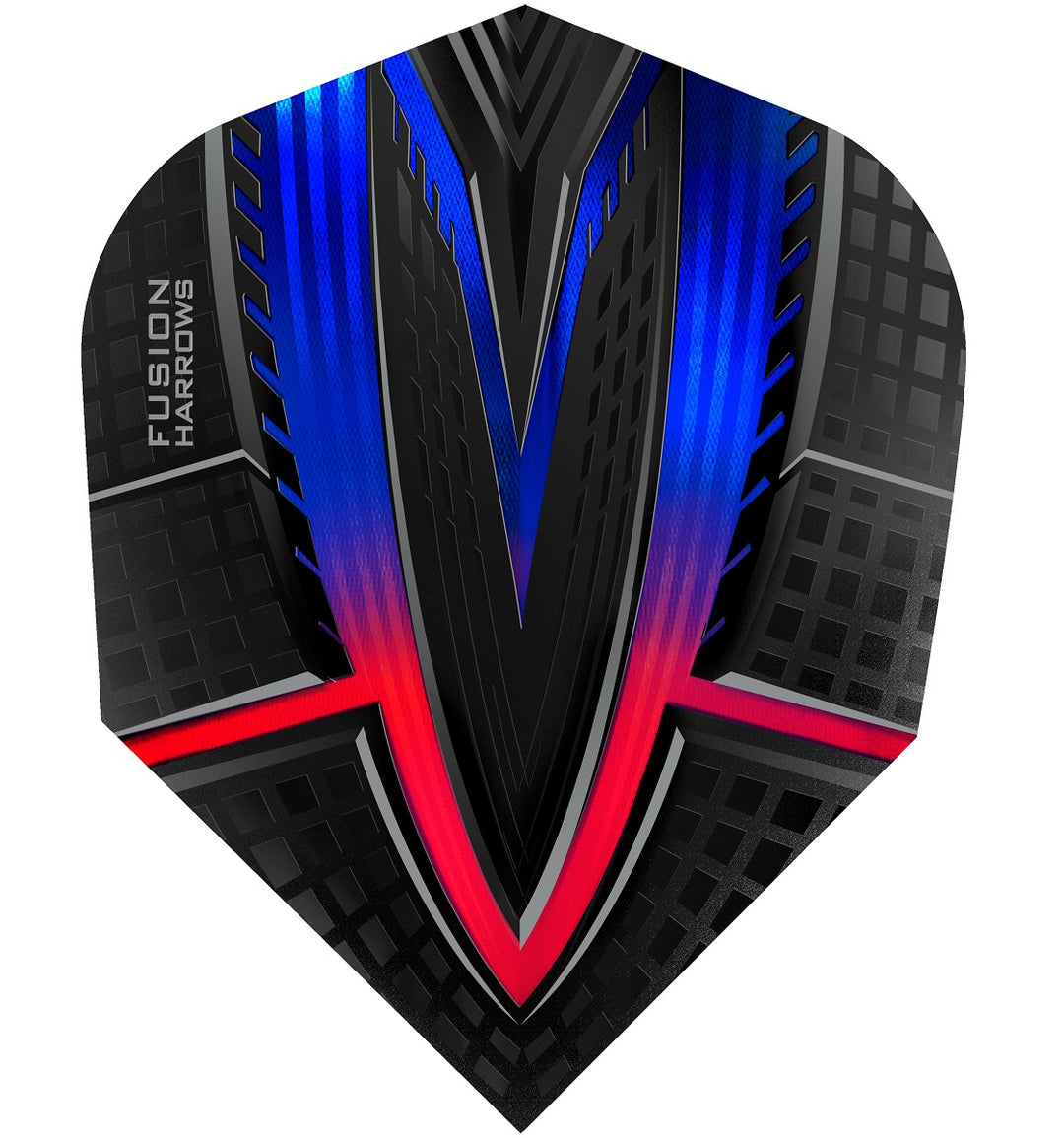 Harrows Fusion Standard Shape Dart Flights - Red - 4403