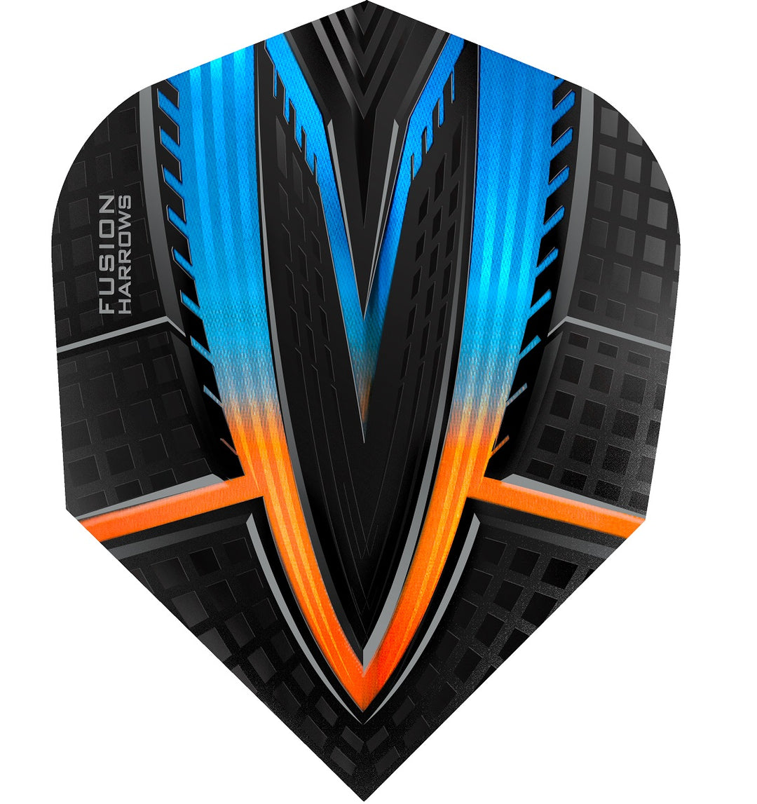 Harrows Fusion Standard Shape Dart Flights - Orange - 4405