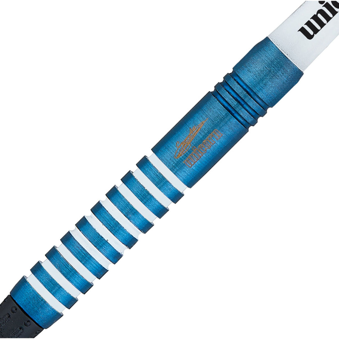 Gary Anderson Silver Star Blue 80% Tungsten Soft Tip Darts by Unicorn