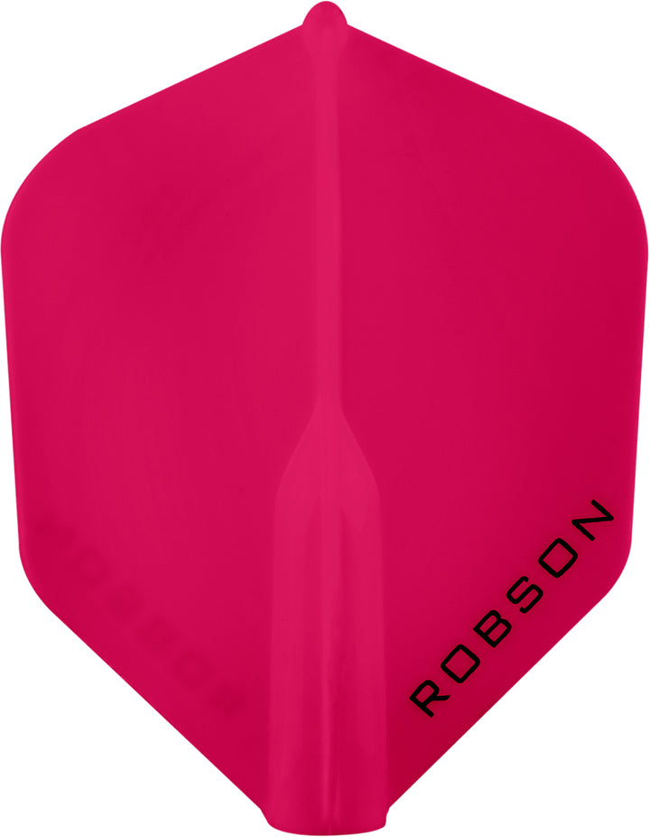 Robson Plus Dart Flights Pink No6 Standard Shape