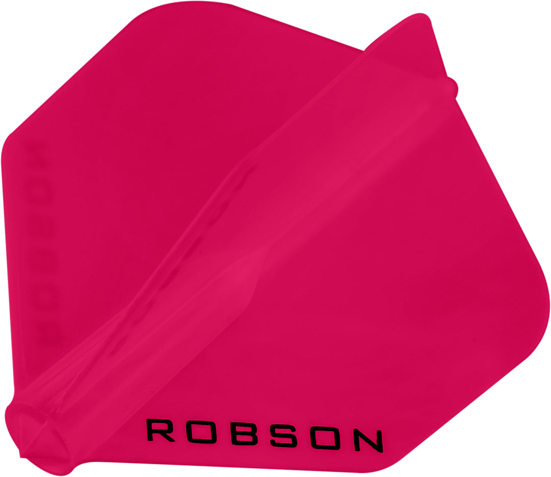 Robson Plus Dart Flights Pink No6 Standard Shape