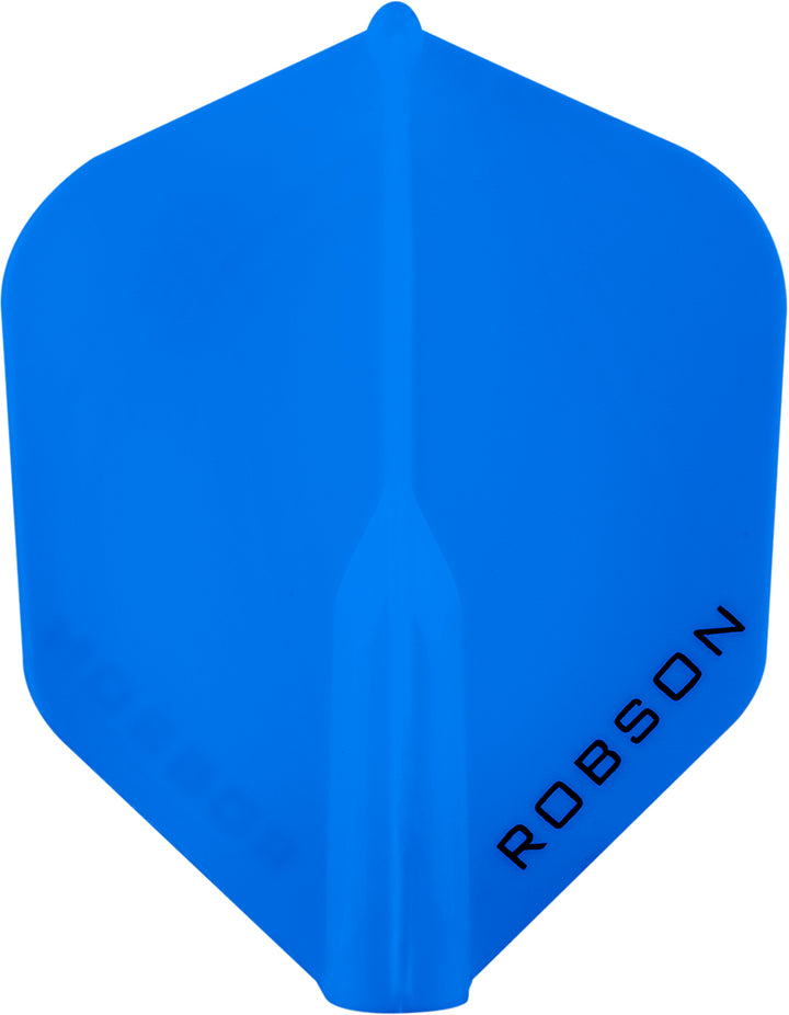 Robson Plus Dart Flights Blue No6 Standard Shape