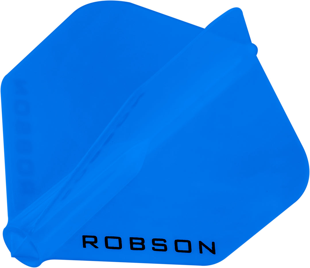 Robson Plus Dart Flights Blue No6 Standard Shape