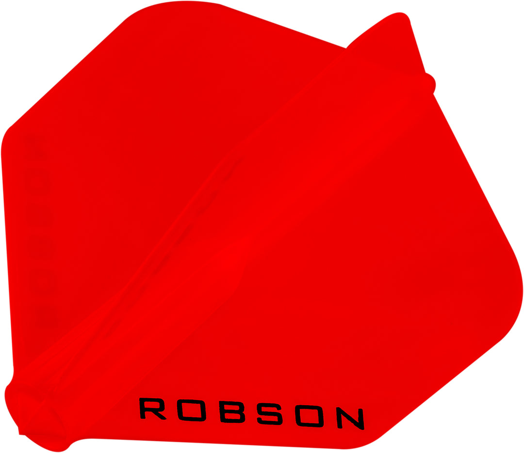 Robson Plus Dart Flights Red No2 Standard Shape