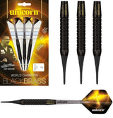 Unicorn Gary Anderson Style 1 Black Brass Soft Tip Darts