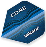 Unicorn Core 75 Standard T80 Blue Dart Flights