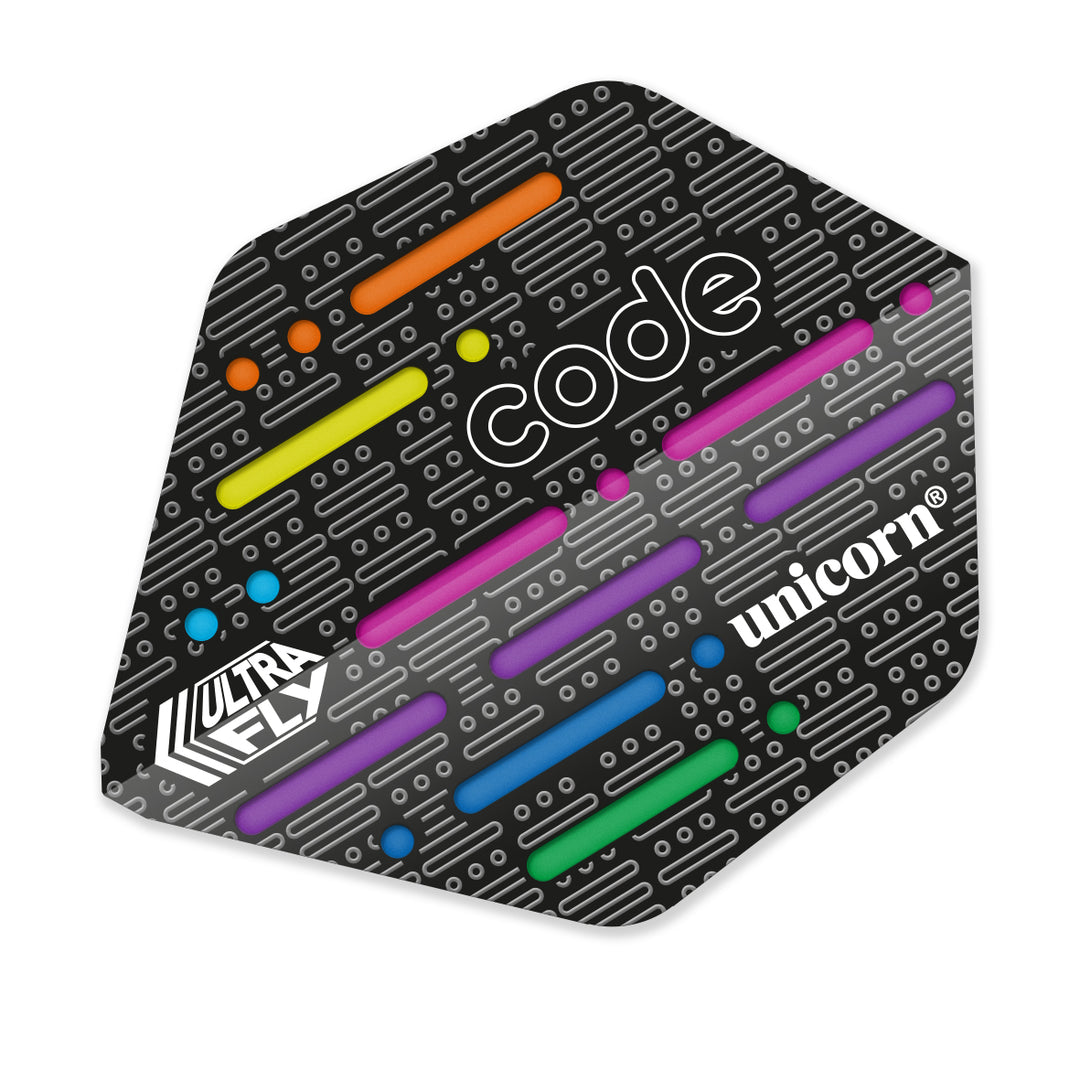 Ultrafly.75 Standard AR Type 2 Code DNA Dart Flights by Unicorn