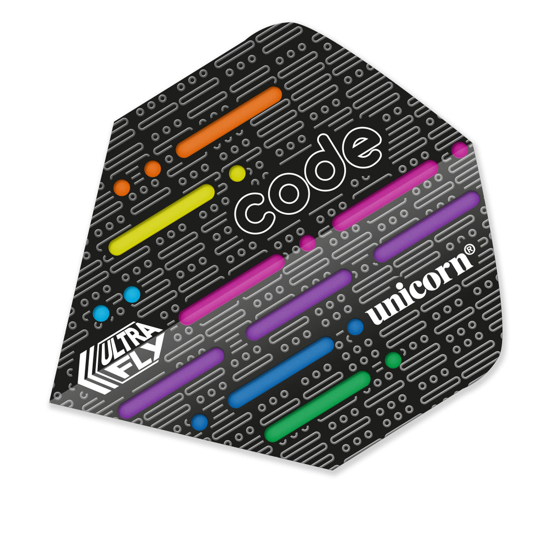 Ultrafly.75 Big Wing Code DNA Dart Flights by Unicorn